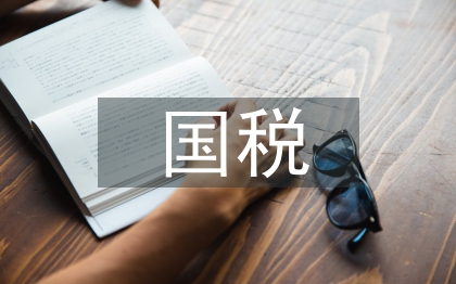 國稅工作意見